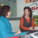 Teresa Lugstein und Doris Weissenberger im Gespräch im Radiofabrik-Studio