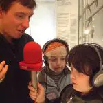 Oben: Peter und Marcus mit Florian Knopp (Foto: Eveline)