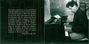 Artarium: Philip Glass – "Etudes for Piano"
