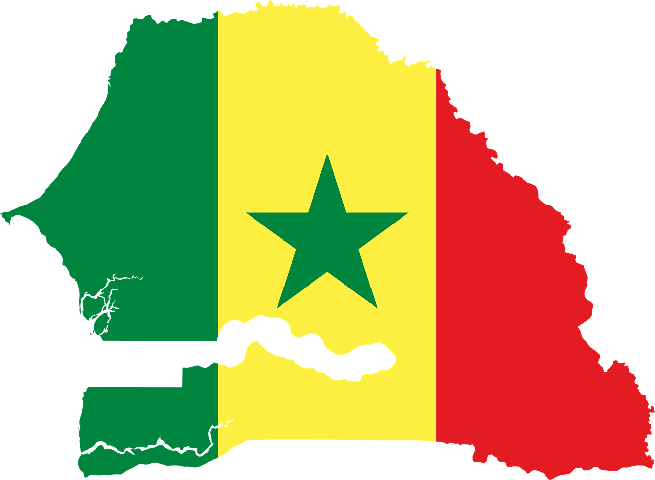 4 Adesivi Strisce Bandiera Senegal Per Auto E Moto – Vinile Ritagliato, Per Esterni 5 Anni, Tuning