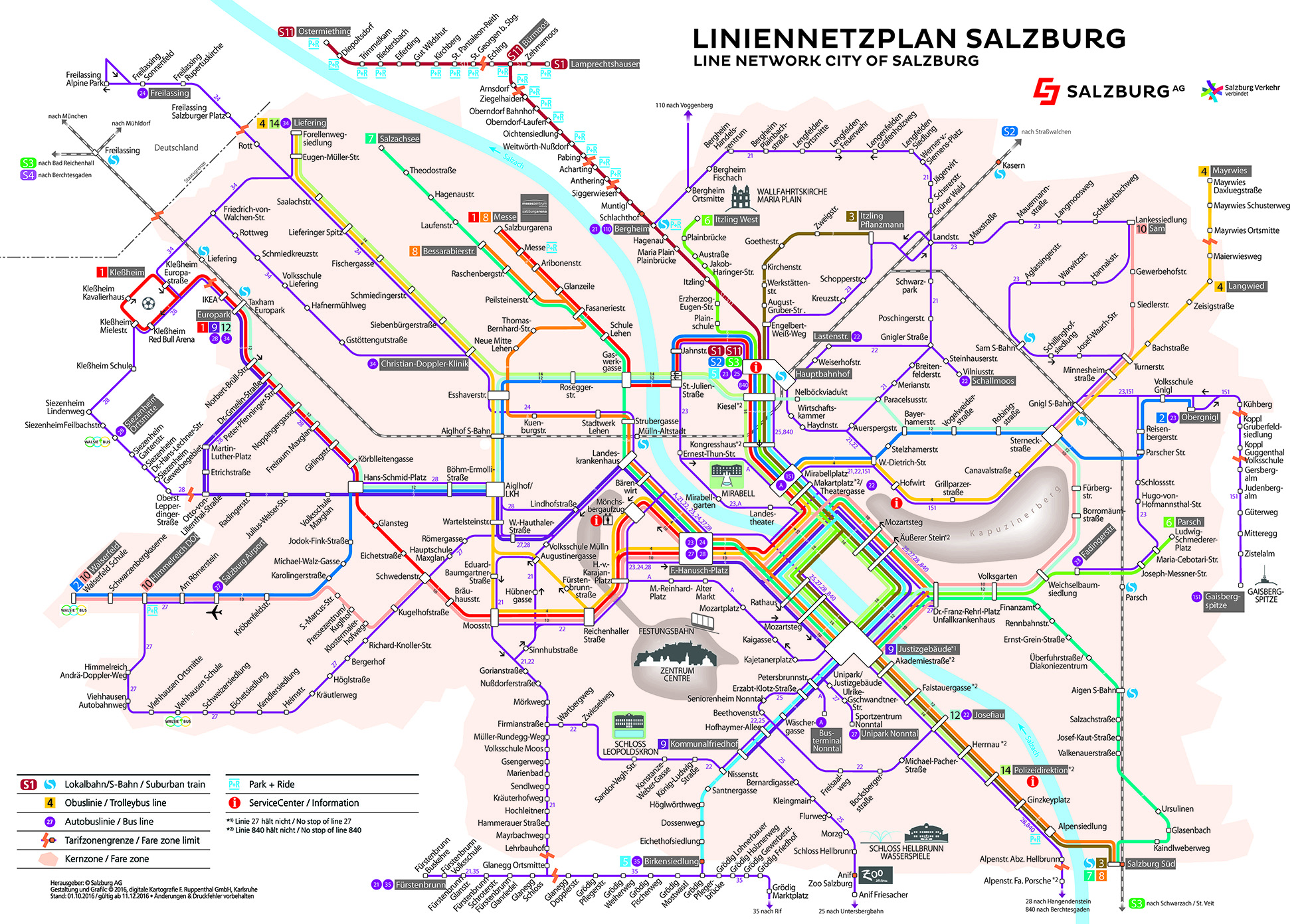 Salzburg Airport Map 