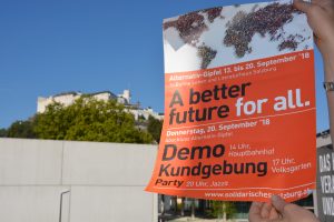 Live zu den Protesten rund um den EU-Gipfel in Salzburg