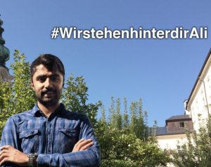 Ali Wajid nach Wien gebracht