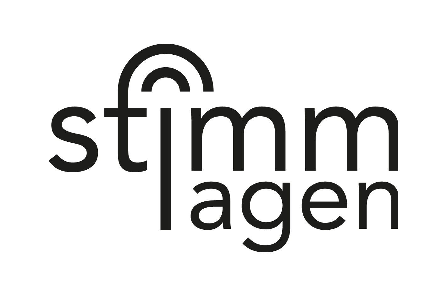 Stimmlagen Logo Weiß