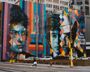 Werkskantine - Celebration for his Bobness Bob Dylan Muralk