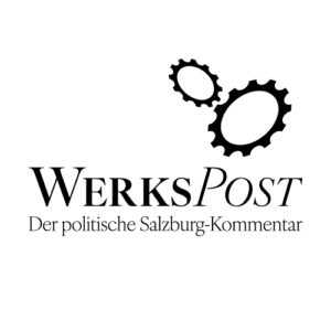 Werkspost Logo Zahnrad Subline Schwarz Insta FB