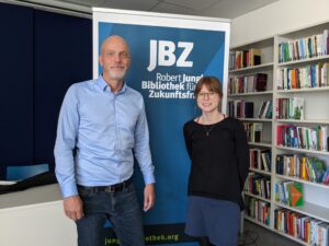 Stefan Wally & Carmen Bayer von der JBZ (© Sara Schurmann)
