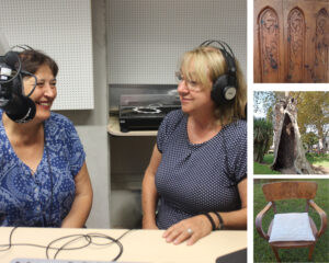 In der Pension ins Gefängnis oder so Die Moderatorinnen der Sendung "Oida - Mehr als nur Alter" sitzen lachend zugewandt an einem Tisch. Sie tragen Kopfhörer und weiteres Radioequipment ist aufgebaut.