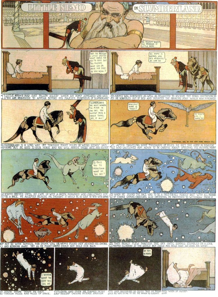 Scenes From A Nights Dream Little Nemo 750×1024