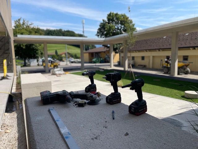 Letzte Handgriffe an der Volksschule Adnet – Umbau statt Neubau!