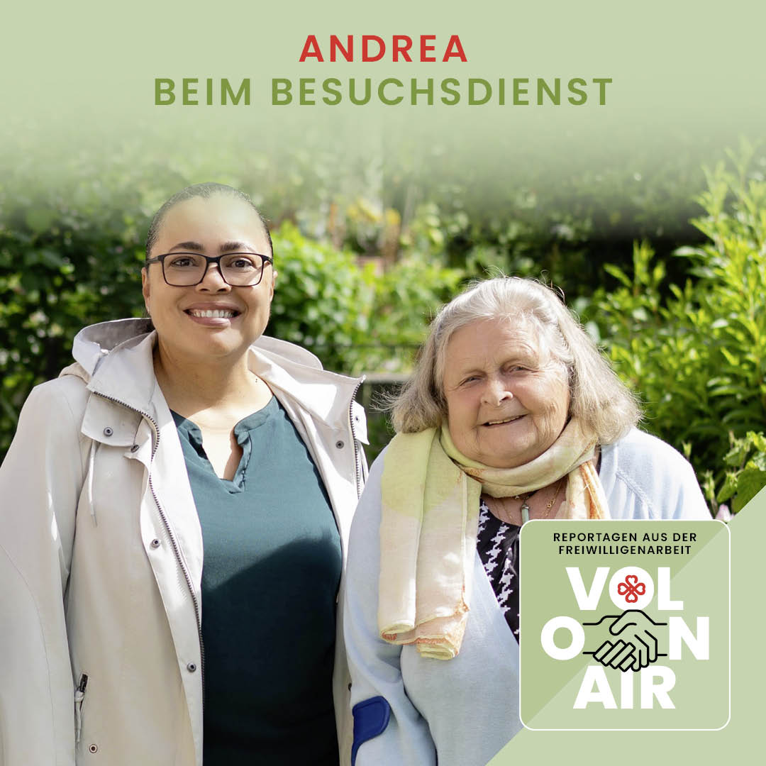 Andrea beim Besuchsdienst