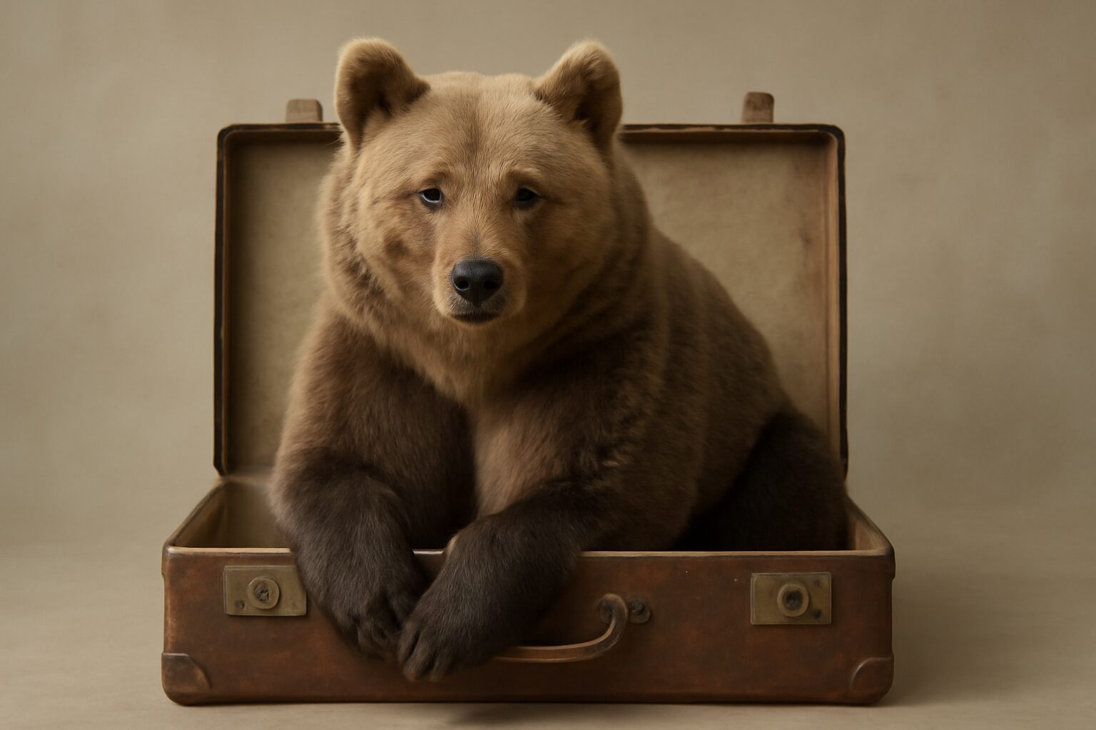 Der Bär, der sein Problem loswerden möchte