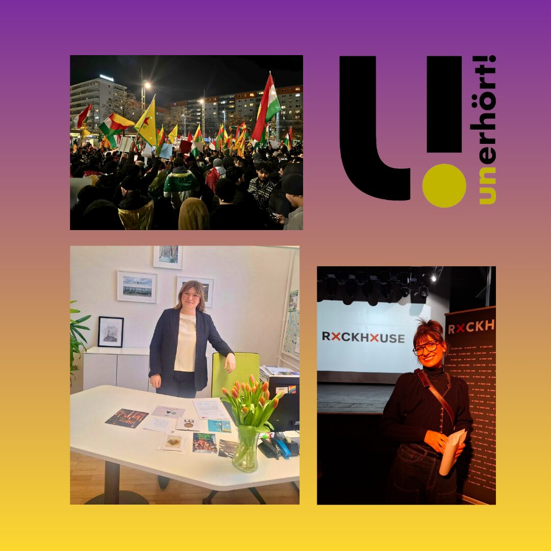 unerhört! REK – Stadträtin Anna Schiester live! I Heime-Erbse-Preis I Rojava Demo